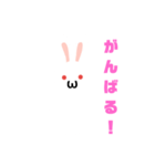 白うさだるまスタンプ（個別スタンプ：38）