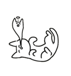 2言だけ話すねこ（個別スタンプ：3）