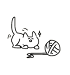 2言だけ話すねこ（個別スタンプ：11）
