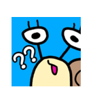 かたつむりと愉快な仲間たち（個別スタンプ：11）