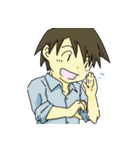 蒼一さんと敦くん（個別スタンプ：14）