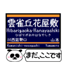 宝塚線 箕面線 駅名 今まだこの駅です！（個別スタンプ：14）