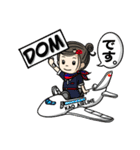 CAさんの日常（個別スタンプ：3）