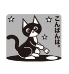 ねこねこの日常会話【ハチワレ】（個別スタンプ：29）