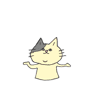 二重アゴの猫たち（個別スタンプ：1）
