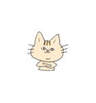 二重アゴの猫たち（個別スタンプ：4）