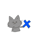 二重アゴの猫たち（個別スタンプ：6）
