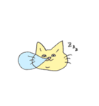 二重アゴの猫たち（個別スタンプ：11）