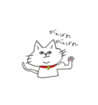 二重アゴの猫たち（個別スタンプ：16）
