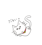 二重アゴの猫たち（個別スタンプ：22）