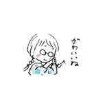 女の子たちのひとりごと（個別スタンプ：4）