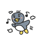 空を泳ぐペンギン（個別スタンプ：8）