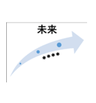 使い勝手がいいビジネス発表用スタンプ（個別スタンプ：15）