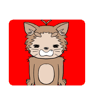 かわいいオオカミ（個別スタンプ：5）