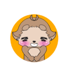 かわいいオオカミ（個別スタンプ：14）