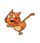 オレンジねこのキッキー（個別スタンプ：5）