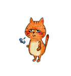 オレンジねこのキッキー（個別スタンプ：7）