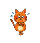 オレンジねこのキッキー（個別スタンプ：10）