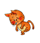オレンジねこのキッキー（個別スタンプ：11）