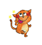 オレンジねこのキッキー（個別スタンプ：12）