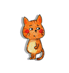 オレンジねこのキッキー（個別スタンプ：14）