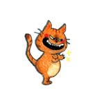 オレンジねこのキッキー（個別スタンプ：15）