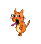 オレンジねこのキッキー（個別スタンプ：16）