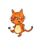 オレンジねこのキッキー（個別スタンプ：17）