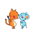 オレンジねこのキッキー（個別スタンプ：23）