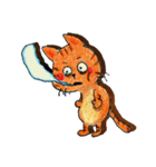 オレンジねこのキッキー（個別スタンプ：32）