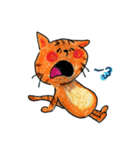 オレンジねこのキッキー（個別スタンプ：34）