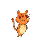 オレンジねこのキッキー（個別スタンプ：36）