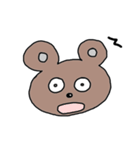 かいがはく クマ＆ニワトリ（個別スタンプ：14）