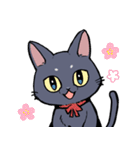 黒猫『春ちゃん』の気ままなスタンプ（個別スタンプ：2）