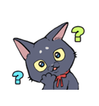 黒猫『春ちゃん』の気ままなスタンプ（個別スタンプ：12）
