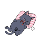 黒猫『春ちゃん』の気ままなスタンプ（個別スタンプ：24）