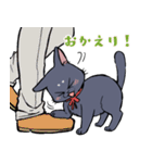 黒猫『春ちゃん』の気ままなスタンプ（個別スタンプ：25）