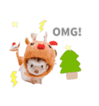 ハリネズミわさび☆英語版（個別スタンプ：19）