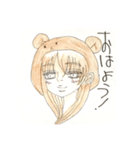 ゴスロリ少女。（個別スタンプ：1）
