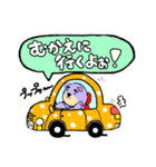 眉太紫クマ【普段使い用①】（個別スタンプ：1）