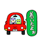 眉太紫クマ【普段使い用①】（個別スタンプ：2）