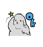 ボリューミーなうさぎ（個別スタンプ：1）