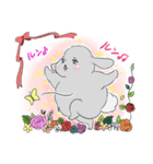 ボリューミーなうさぎ（個別スタンプ：24）