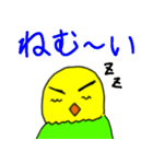 キリッとインコちゃん2（個別スタンプ：10）