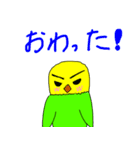 キリッとインコちゃん2（個別スタンプ：11）