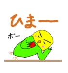 キリッとインコちゃん2（個別スタンプ：16）