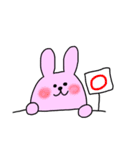 ねことうさぎとくま。（個別スタンプ：6）