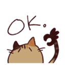 一頭身ねこ。(リメイク)（個別スタンプ：38）
