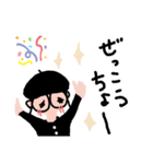 ベレー帽のとしちゃん⑧（個別スタンプ：2）