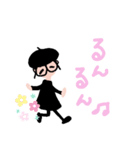 ベレー帽のとしちゃん⑧（個別スタンプ：3）